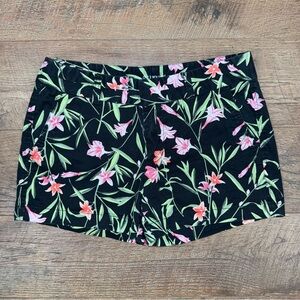 Black Floral Khaki Shorts Khakis by Gap City 3 Inch Shorts